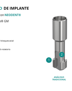 Análogo Digital Compatible Con Neodent® y Grand Morse®