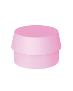 Tapa de silicón rosa suave para aditamento de bola