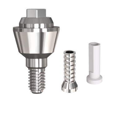 Mini Set de Multi Unit recto de Titanio para Implante Dental de Hexágono Interno
