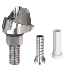 Mini Set de Multi Unit Angulado 17° para Implante Dental de Hexágono Interno
