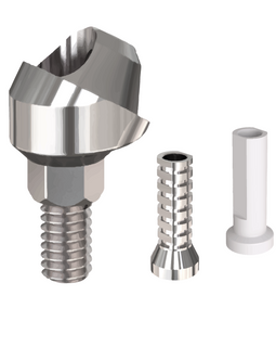 Mini Set de Pilar Angulado Multi Unit 30° para Implante Dental de Hexágono Interno