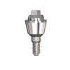 Multi Unit recto de Titanio para Implante Dental Hexágono Interno