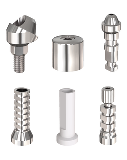 Set de Multi Unit Angulado de Titanio 30° para Implante Dental de Hexágono Interno