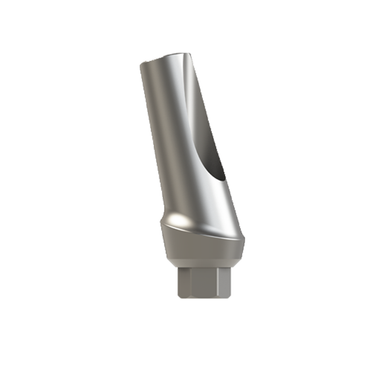 Pilar Angulado Anatómico de Titanio 15° para Implante Dental de hexágono interno