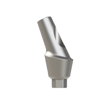 Pilar Angulado Anatómico de Titanio 25° para Implante Dental de hexágono interno